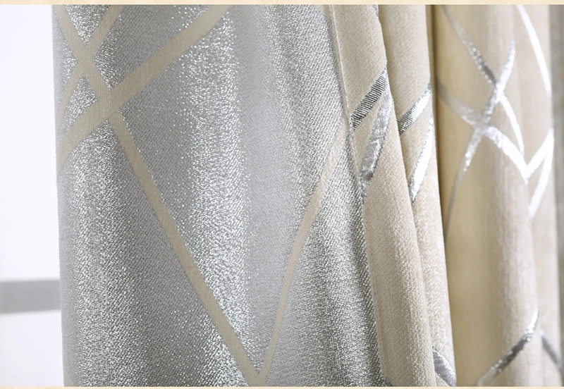 Плотные шенилловые жалюзи жаккардовые занавески ткань для гостиной спальни серебряные затемненные Индивидуальный размер тени американский стиль WP293-30