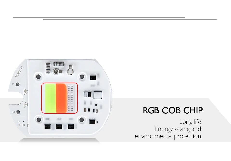 RGB светодиодный COB чип лампа 30 Вт 220 В 110 В Smart IC без драйвера для Светодиодный прожектор DIY наружное украшение красный зеленый синий чередование лампы