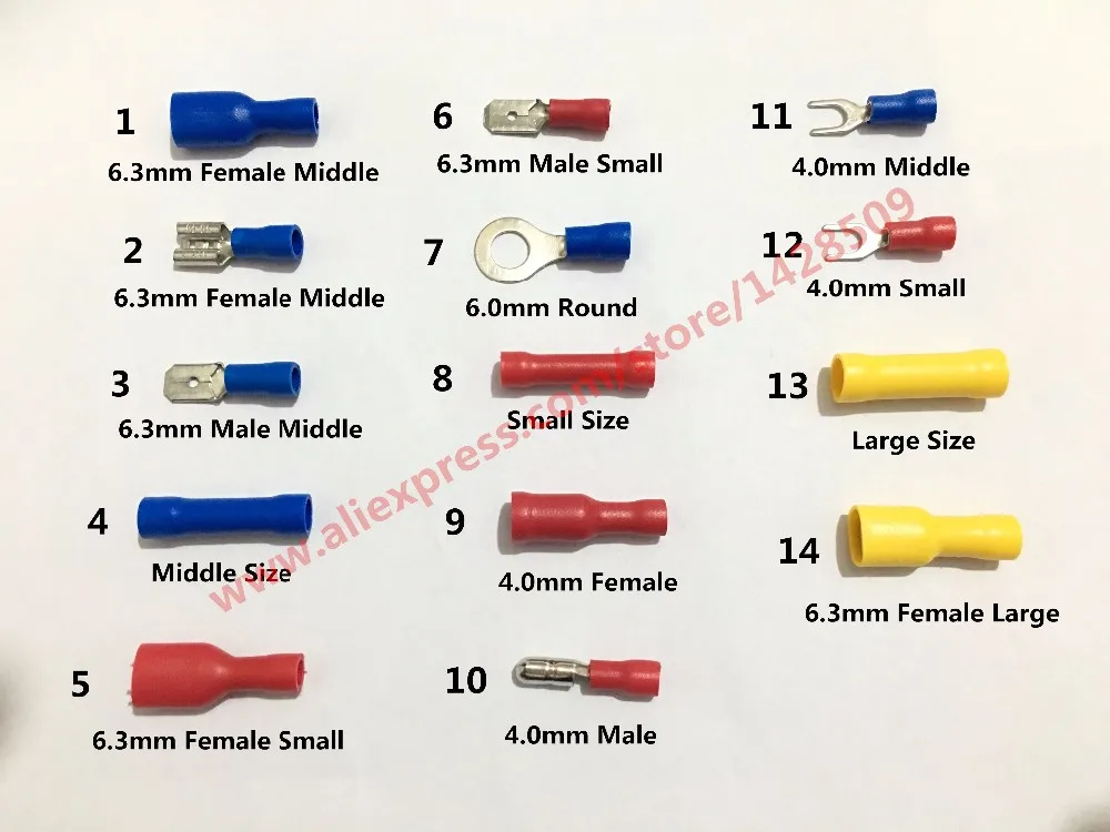 20 шт. автомобильные контакты из меди 6 3 мм 4 0 мм|boat wire connectors|boatwire crystal |