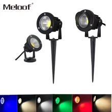 12 В/110 В 220 в наружный садовый светильник светодиодный светильник для газона 5 Вт 7 Вт COB светодиодный светильник-Спайк Водонепроницаемая IP65 дорожка для пруда Ландшафтный Точечный светильник s лампы