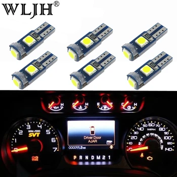 

WLJH 6x T5 LED Lamp Bulb 73 74 Instrument Panel Light for Volkswagen Jetta Rabbit Scirocco Quantum Cabriolet Dasher Fox Vanagon