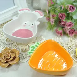 Креативная керамическая s милая мультяшная керамическая чаша морковь ПЭТ Чаша кролик узор Домашняя Кухня украшения детская посуда