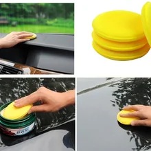 Rete хорошее качество желтый круглый автомобильный моющий губчатый блок Автомойка очиститель автомобильный аксессуар