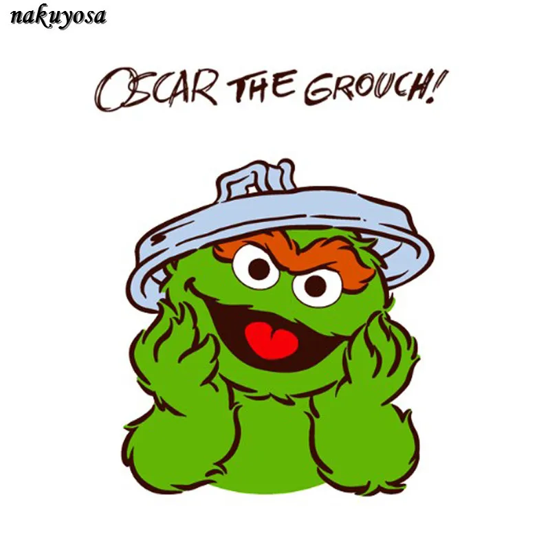 5 шт. накладки для одежды oscar the grouch frog сделай сам термопереводные железные