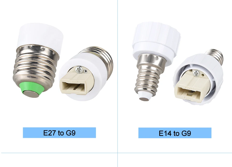 E27 патрон для лампы, гнездо преобразователя E12 E14 GU10 G9 B22 MR16, светодиодный адаптер для преобразования, y-образный разветвитель, огнеупорный для дома