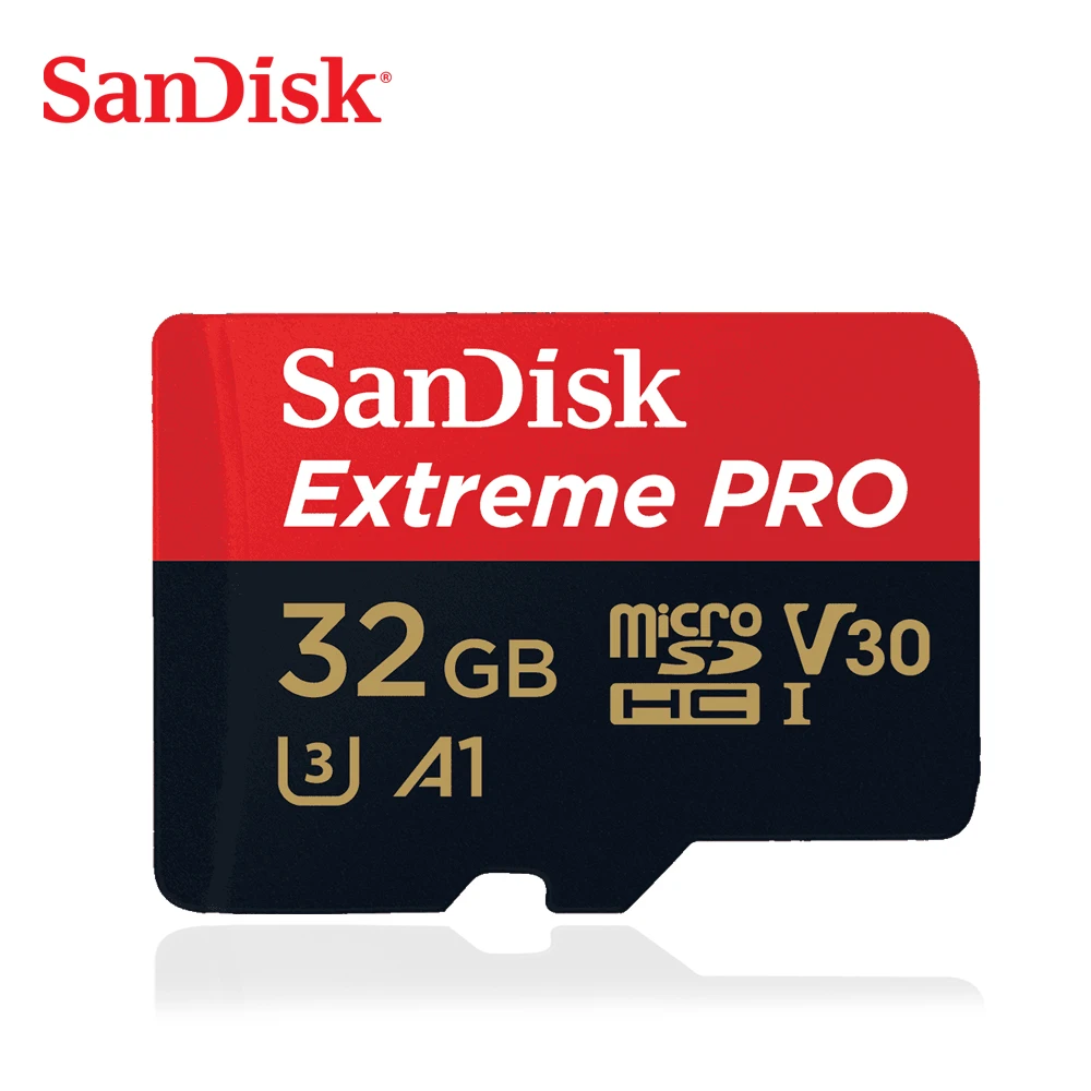 Дешевый SanDisk Extreme Pro Micro SD карты памяти 32 ГБ, 64 ГБ и 128 Гб MicroSD Max 100 м с Uitra C10 4 K V30 TF карты картао де memoria