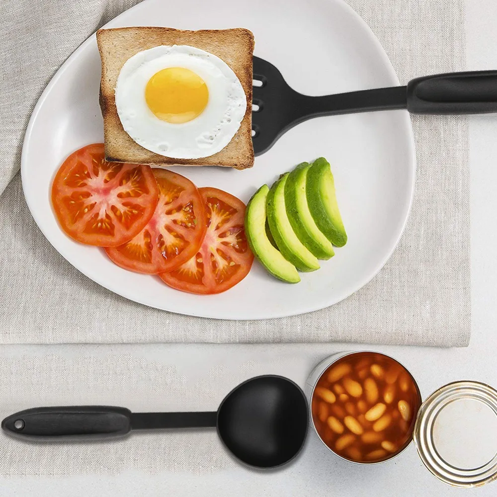 5Types Heat-resistant Soup Spoon Cookware Nylon Utensils Non-stick Special Cooking Shovel Kitchen Tools CV 5Types Heat-resistant Soup Spoon Cookware Nylon Utensils Non-stick Special Cooking Shovel Kitchen Tools CV
