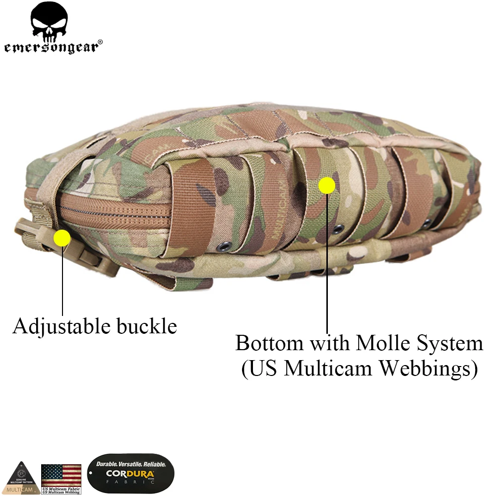 EMERSON gear Drop Pouch Тактический Molle Pouch многофункциональная сумка дампа сумка Военная охотничья Боевая Шестерня Multicam Pouch EM8347