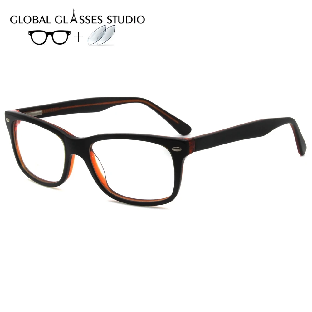 

19559 Women Acetate Glasses Frame Eyewear Eyeglasses Reading Myopia Prescription Lens 1.56 Index