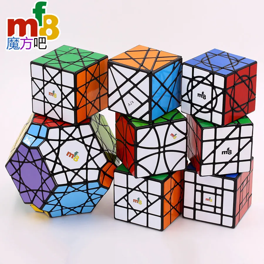 Magic Cube puzzle mf8 Hexahedron child mother 3x3 Son Mum Sun cube Bandaged  Crazy Unicorn Curve Helicopter AJ