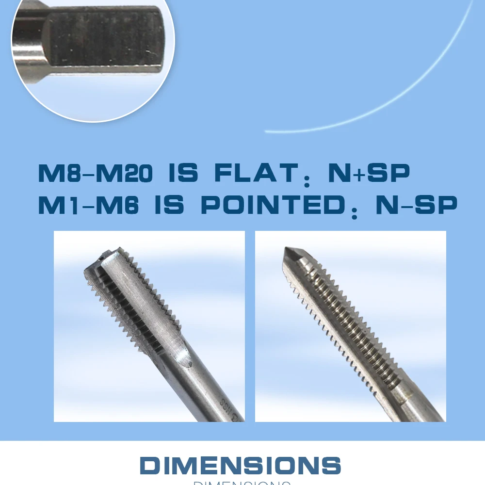 1 шт прямо флейта Метчик нить H2 M18x1 M18X1.5 M18X2 M18X2.5 Нажмите Бит High Spped Сталь Threading сверло резец инструмент