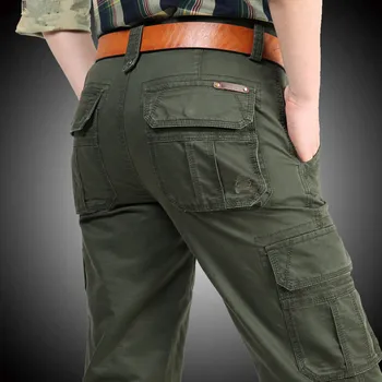 

Army Tactical Military Cargo Pants Men Outwear Cotton Multi-pockets Baggy Pants Casual Warm Trousers Pantalon Homme Plus Size 44