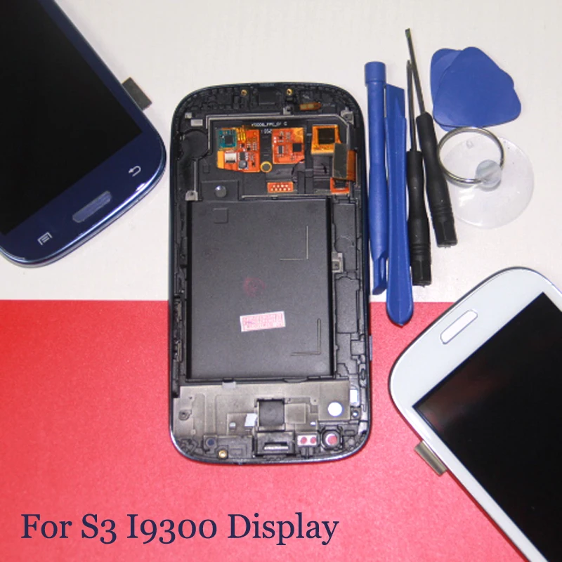 Для samsung galaxy s3 lcd экран дигитайзер i9300 для Samsung Galaxy S3 III LCD сенсорный дисплей Assem |