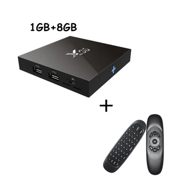 X96 Android tv Box Amlogic S905X четырехъядерный 1G/8G или 2G/16G Android 6,0 Smart tv Box H.265 4K* 2K 2,4G Wifi HDMI 2,0 медиаплеер - Цвет: Белый