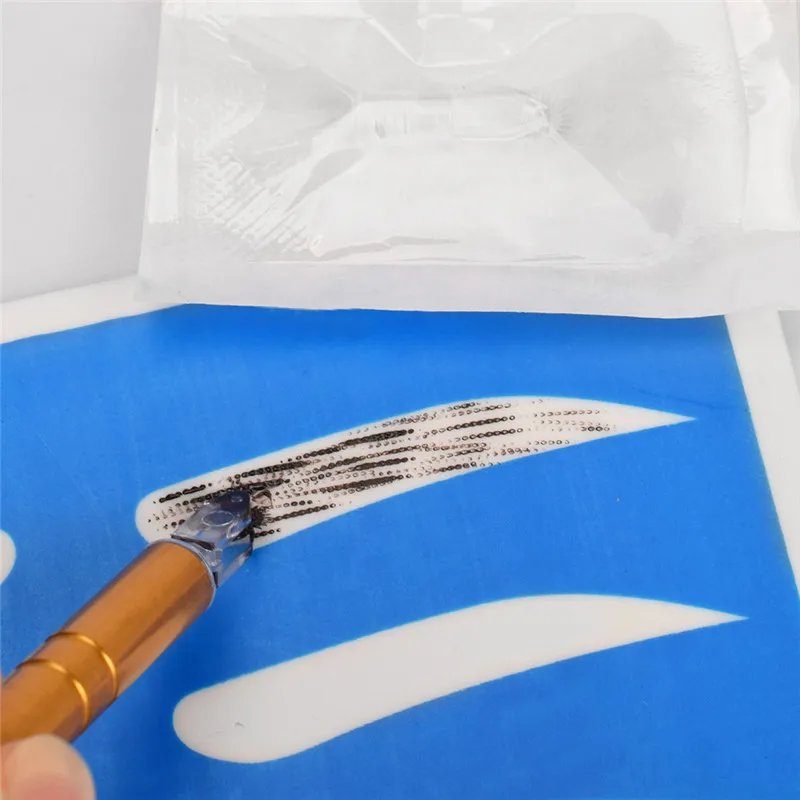 

1 SET One Time 6.5mm Eyebrow Roll Wheel Tattoo Needles Gold Tattoo Pen Handmade Pen Suit Tattoo Embroidery Accessories Beginner