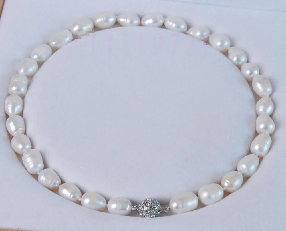 

Hot sale new Style >>>>>11-12MM WHITE NATURAL TAHITIAN PEARL NECKLACE 17" AAA
