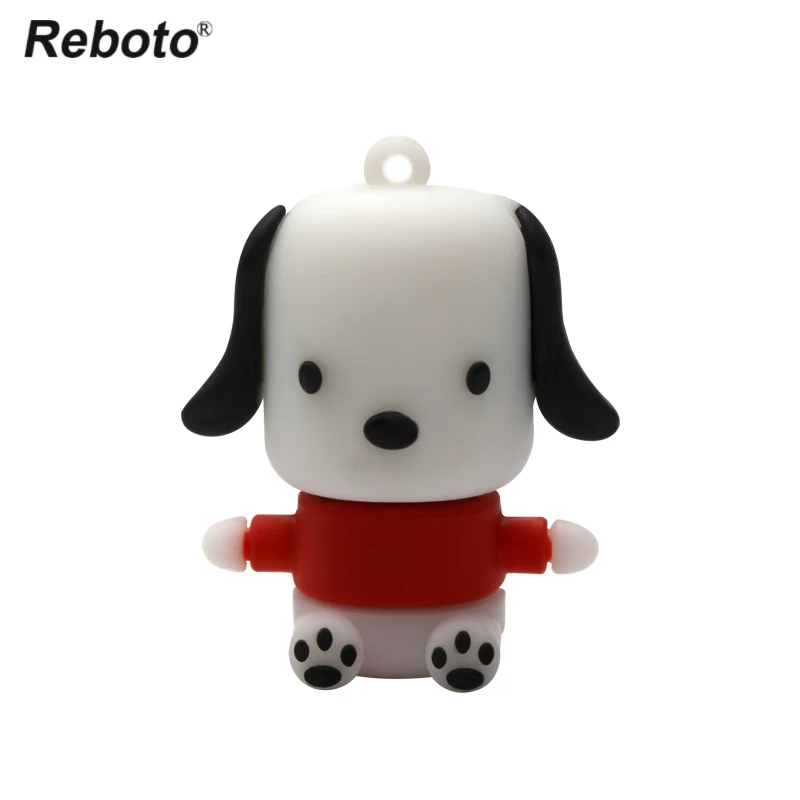 Дешевый Reboto USB Flash Drive полный Ёмкость Пёс из мультфильма ручка привода памяти флешки и диск 4 ГБ 8 ГБ 16 ГБ 32 ГБ 64 ГБ флэш карты