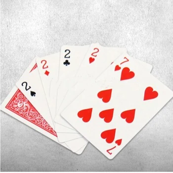 

Free shipping Point changing two to seven seven to two magic tricks magic cards
