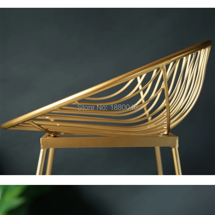 High quality 42cm/62cm/72cm Nordic bar stool bar chair creative coffee chair gold high stoolgolden modern leisure metal chair High quality 42cm/62cm/72cm Nordic bar stool bar chair creative coffee chair gold high stoolgolden modern leisure metal chair