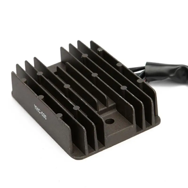 12V Black Metal Motorcycle Regulator Rectifier For Suzuki GSX650 GSX650