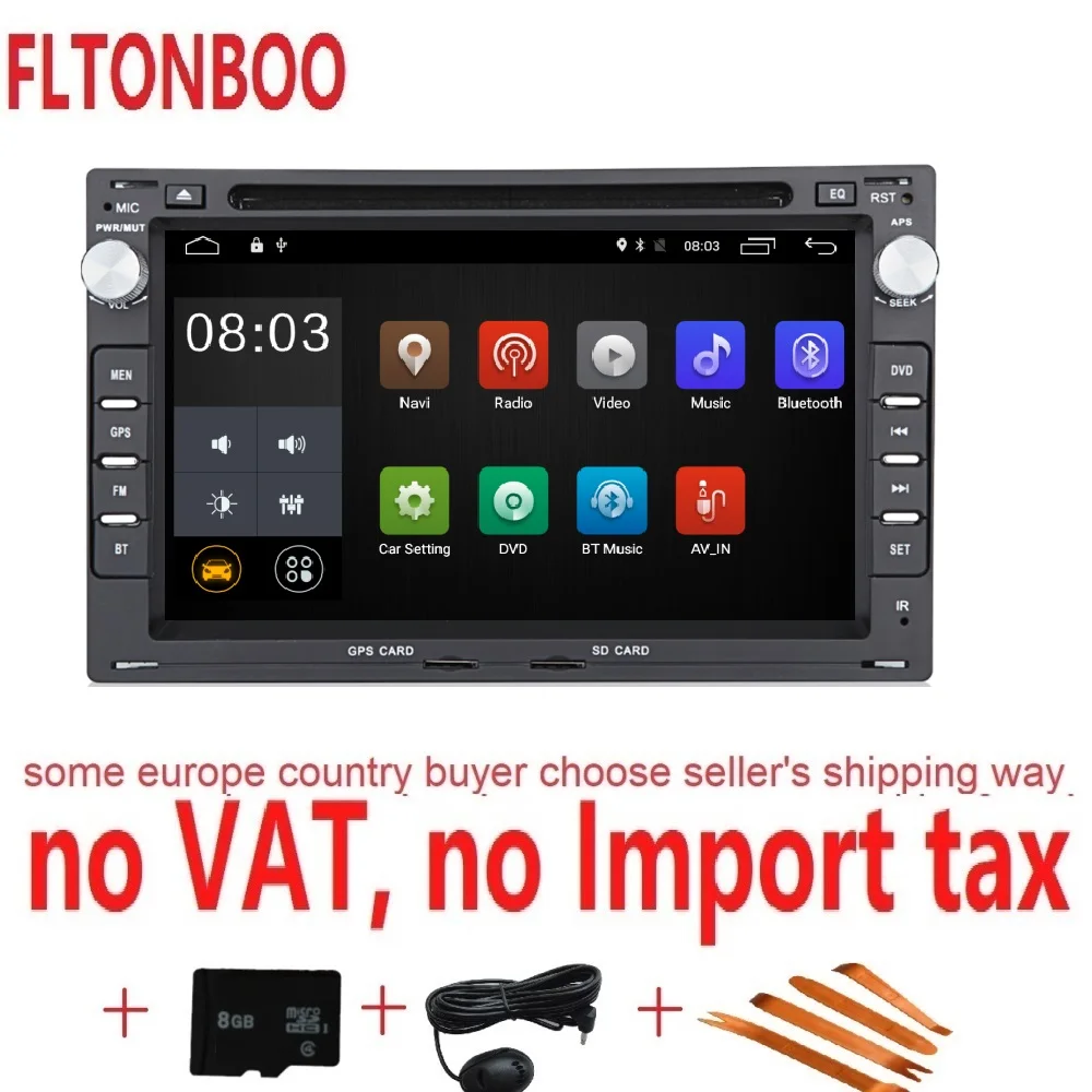 7 дюймов Android 8 1 для VW B5 поло Гольф 4 jetta 2din автомобильный dvd с gps навигацией Wi Fi радио