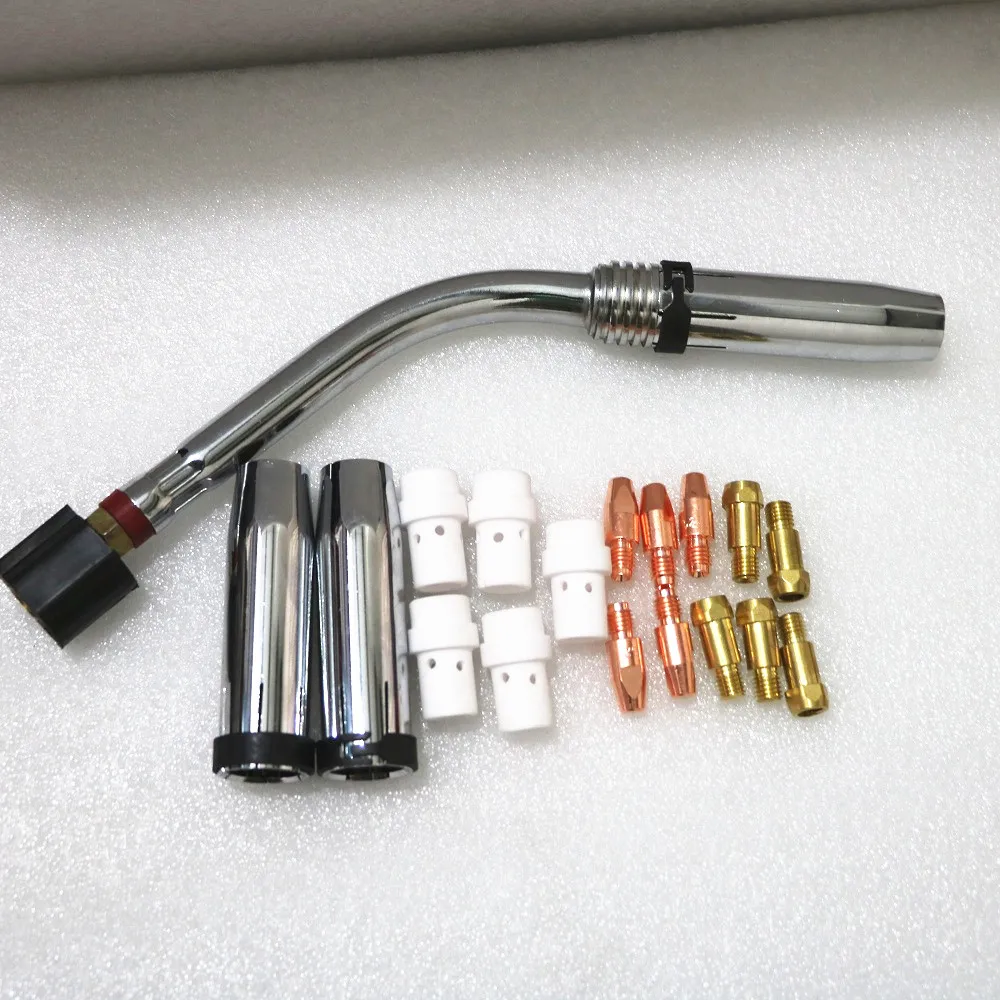 CO2 Mig Mag welding torch aircooled MB 36KD swan neck contact tip