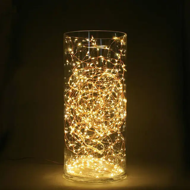 Outdoor Copper String Wire Lights Dimmable Led Flash Strobe Water Resistant Decorative Firefly Rope Uk Plug Outdoor Copper String Wire Lights Dimmable Led Flash Strobe Water Resistant Decorative Firefly Rope Uk Plug