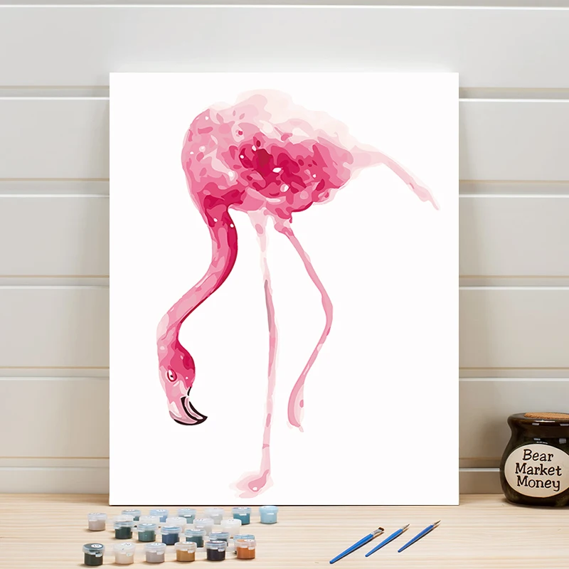 

Paint By Numbers Animals Bird For Kids Arts Abstract Coloring Oil Painting On Canvas Drawing Handicraft Wall Art Picture One Set