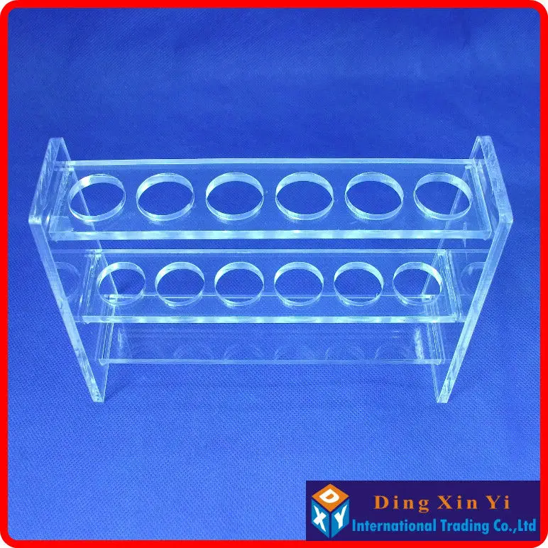 Лаборатория 25mlx6 органический стеклянный колориметрический трубный стеллаж, колориметрический органический стеклянный несслер трубный стеллаж, высокое качество