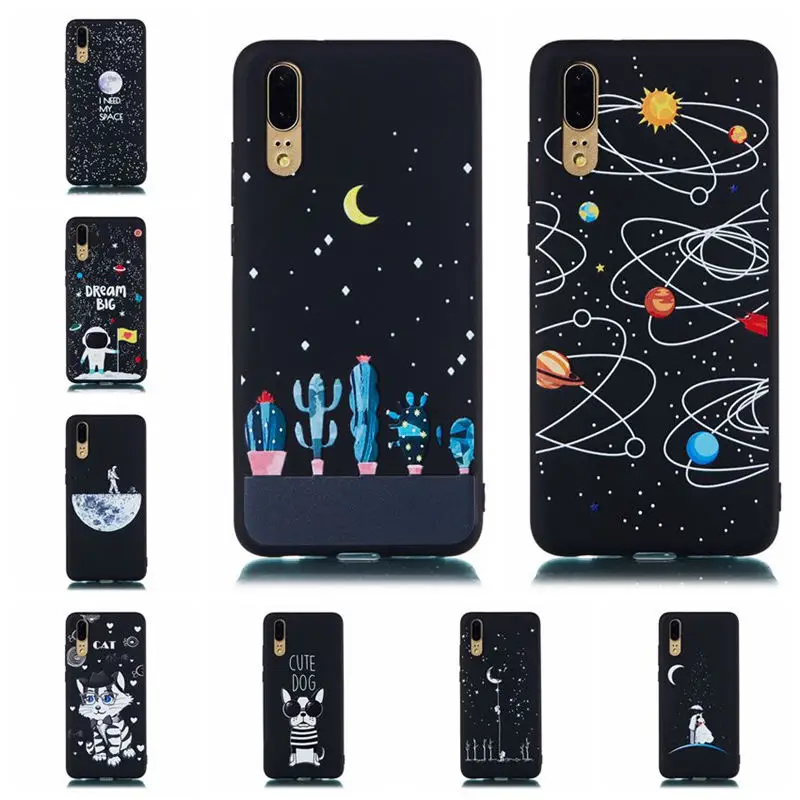 

Pattern Case For Huawei P20 Lite Pro Nova 3 3i Cover For Huawei Honor 8X Max 8C 8 9 10 Lite Note 10 Mate 20 Lite 20X 7X Soft TPU