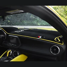 QHCP Interior Dashboard Cover Dashmat Dash Mat Pad Sun Shade Dash Board Cover Carpet for Chevrolet