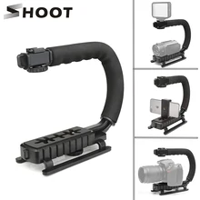Съемка C образный держатель ручка Видео Ручной Стабилизатор для DSLR Nikon Canon sony камера и светильник портативный SLR Steadicam для Gopro