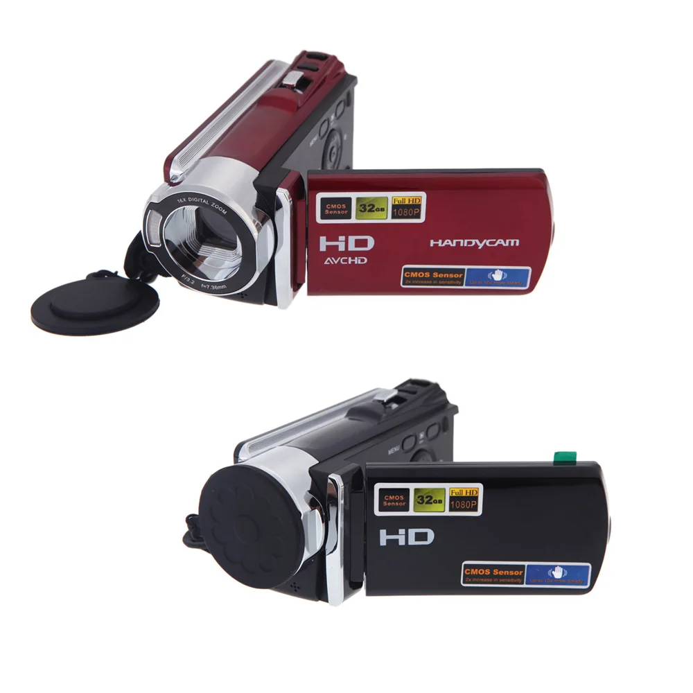1080 P цифровая видеокамера Full HD 16MP 16x цифровой зум комплект HDV 614A|camcorder watch|camera