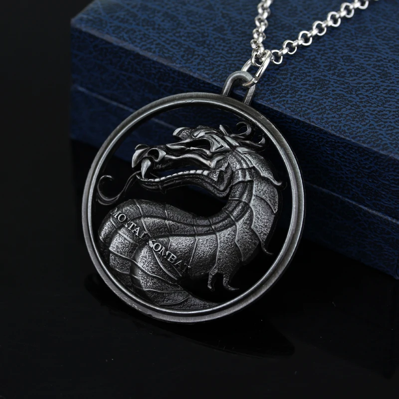 Бороться с Технология игры Mortal Kombat ожерелья Дракон Джейн кулон империи для
