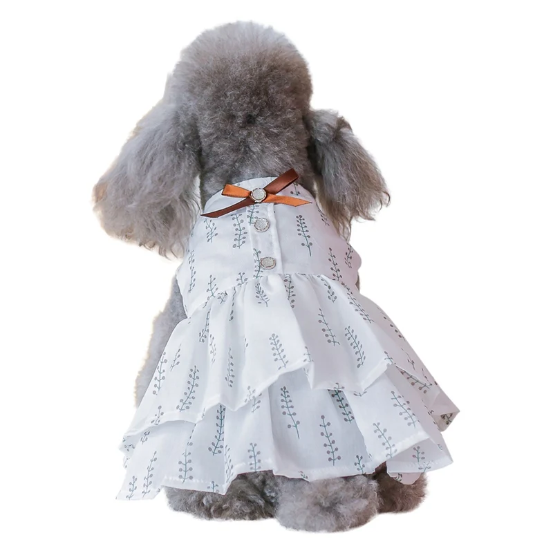 Платье для собак Одежда для маленьких собак собачье свадебное платье юбка одежда для щенков весенняя одежда для домашних животных Чихуахуа Йорк для маленьких собак