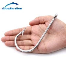 BlueSardine 5 шт. большой размер морской рыболовные крючки Anzol рыболовный крючок Peche из углеродистой стали Рыболовный колючий крючок