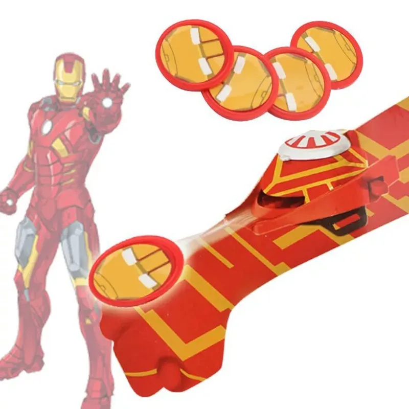 Iron man glove Marvel Мстители 3 Возраст Альтрона Халка черная Widow Vision Ultron Железный человек Капитан Америка Фигурки Модель игрушки - Цвет: Iron man glove