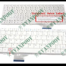 Новая клавиатура для ноутбука ASUS EeePC 700 701 701SD 900 901 900hd 900A 2G 4G 8G Серия белая версия США-V072462AS1