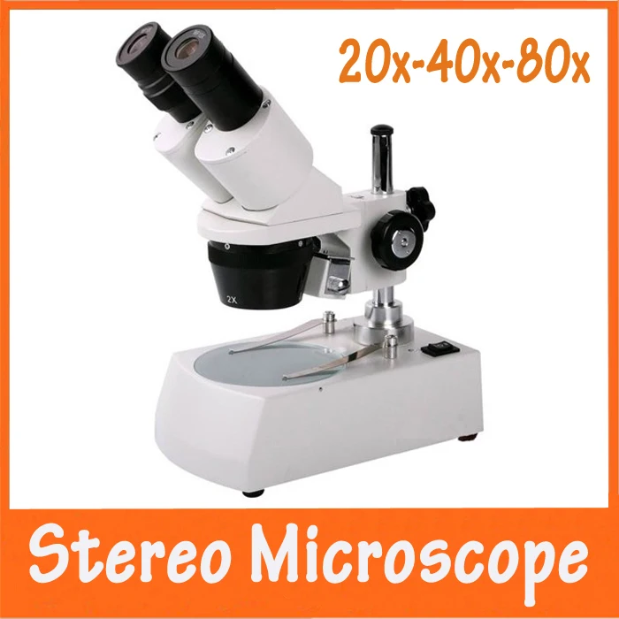 

20x-40x-80X Binocular Repairs Dissecting Stereology Microscope for Jewelry appraisal Gem Identification Repair Tools