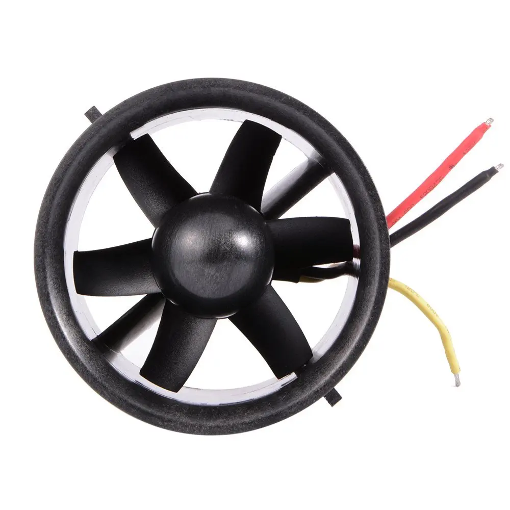 QX двигатель 70 мм EDF Ducted 6 Rotor Fan с QF2822 3000KV бесщеточный внешний мотор баланс