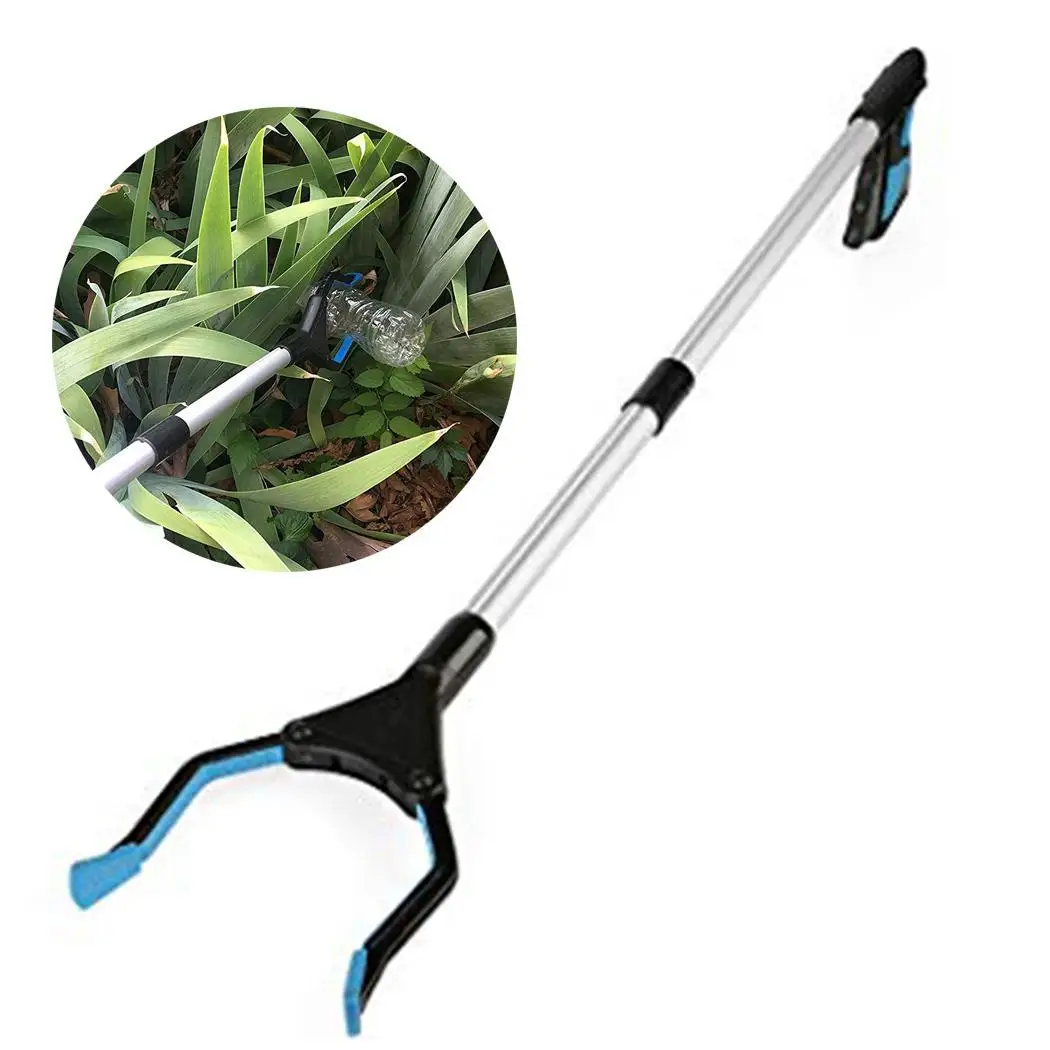 

Garbage Collector Iron Rod Trash Pickup Clip Reacher 83cm/32.7inches Outdoor, Casual As Picture