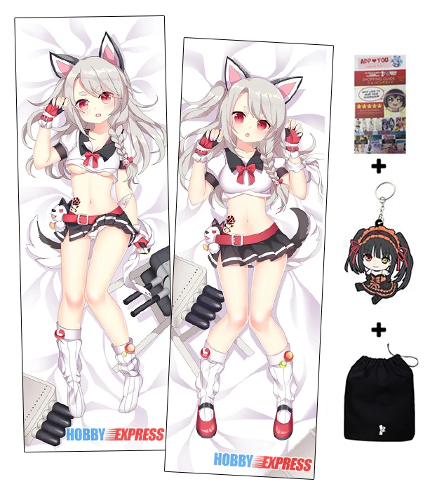 Hobby Express Dakimakura японская обнимающая наволочка для тела Azur Лейн Yuudachi ADP79087