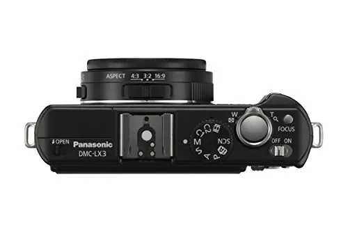 Б/у, Panasonic DMC-LX3 10.1MP цифровая камера с 24 мм широкоугольным Мега оптическим стабилизированным зумом изображения(черный