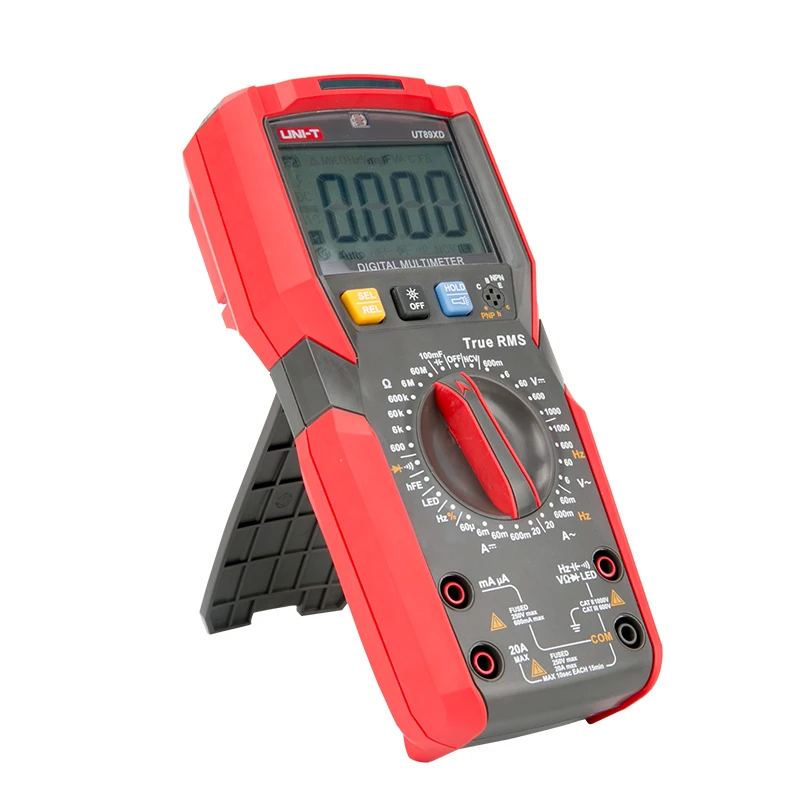 Digital Multimeter Strommessgerät AC/DC V Ω HZ NPN PNP TEST NCV LIVE 20A UT890D Digital Multimeter Strommessgerät AC/DC V Ω HZ NPN PNP TEST NCV LIVE 20A UT890D