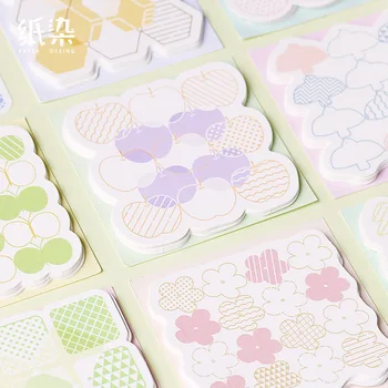 

1Pcs/Lot Memo Pads Sticky Notes Spring Breath Series Diary Scrapbooking Stickers Office School Stationery Notepad