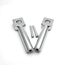 Хром " 25 мм диаметр мотоцикла Руль стояки универсальный для Harley Davidson Honda Suzuki Kawasaki 1" Руль