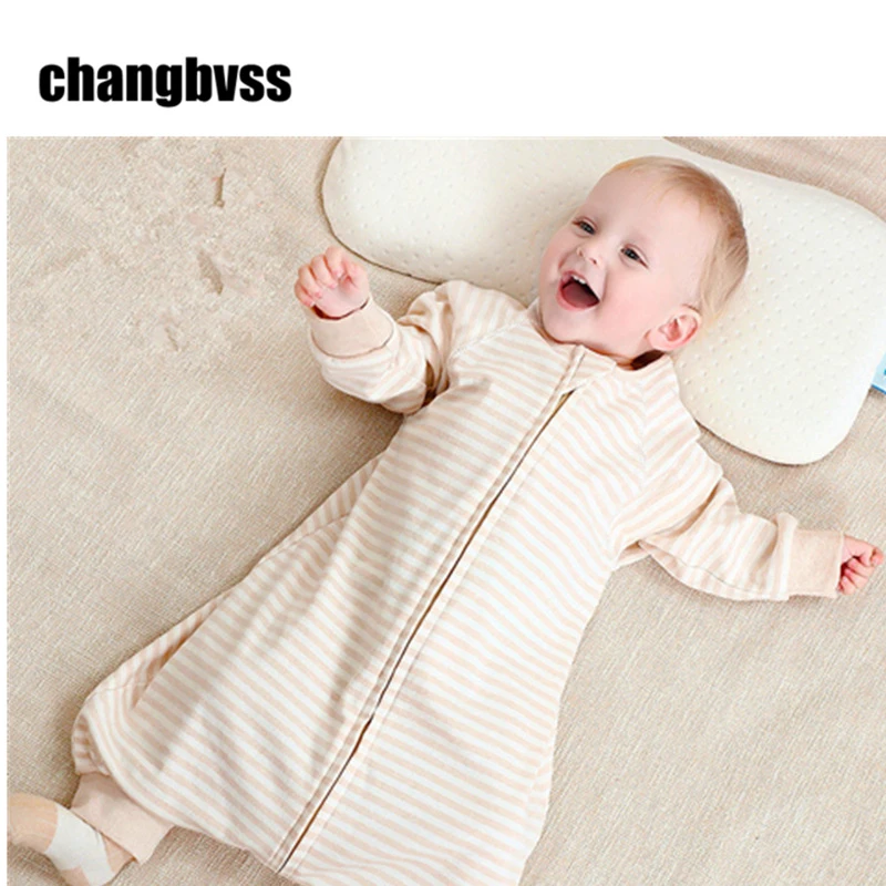 expedido Objetor Proponer Saco de dormir para bebé 100% algodón Natural, Saco de dormir de manga  larga, peleles de dormir para niño|summer baby sleeping bags|baby sleeping  bagsleep sack - AliExpress