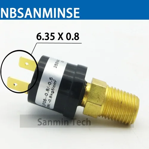 SMF08V 1/8 1/4 маленький вакуумный переключатель давления Разработанный переключатель автоматического сброса используется в вакуумной среде высокое качество NBSANMINSE