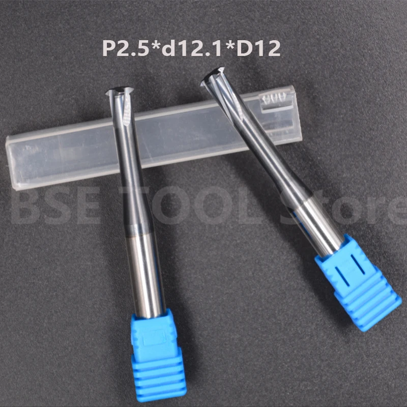 

BSE P2.5*d12.1*D12 carbide alloy Single tooth thread milling cutter cnc threading end mills cutting tool for metric ISO thread