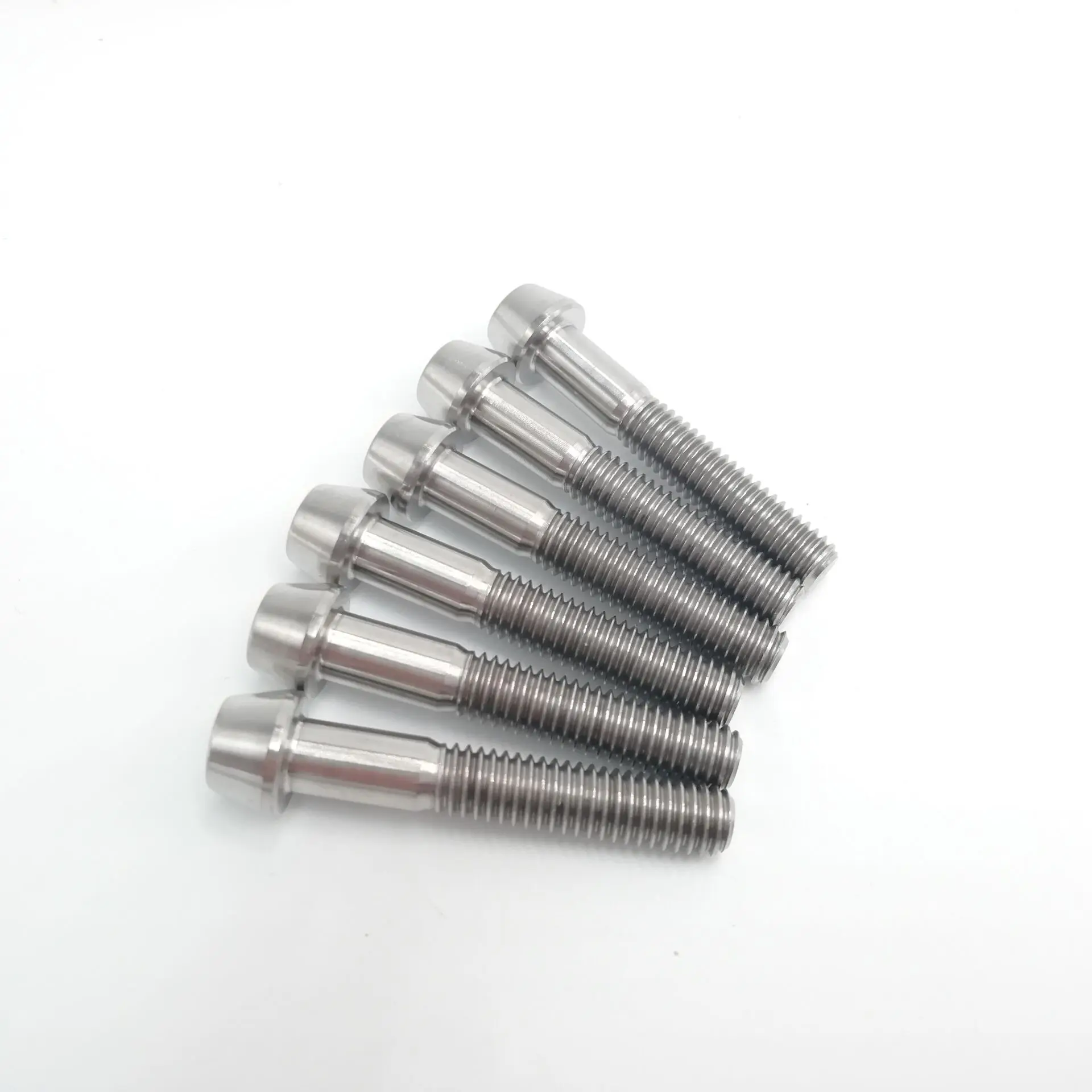 6 шт. титановый Т-образный болт M6x35mm M6* 35 коническая Шестигранная головка винта с шестигранной головкой для велосипеда